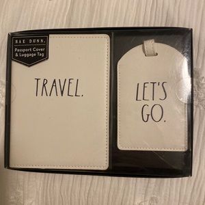 Rae Dunn Passport Cover and Luggage Tag Set